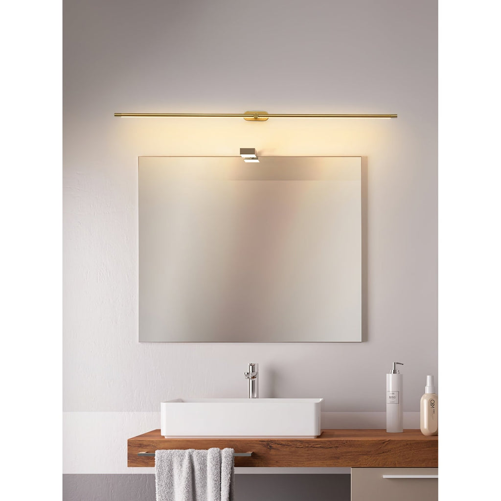 Bathroom Vanity Light Fixtures with Integrated LED Mirror Lighting Bar - Image 34