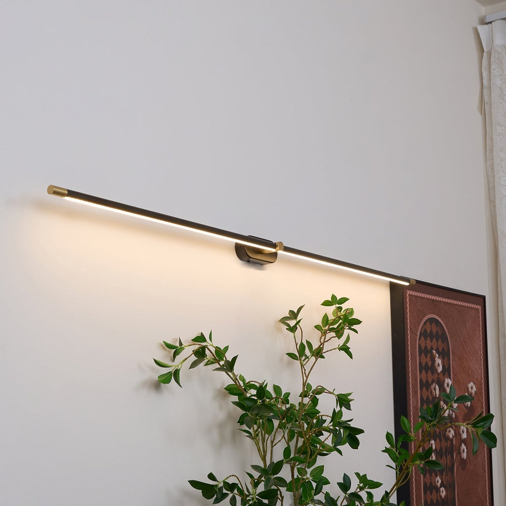 Bathroom Vanity Light Fixtures with Integrated LED Mirror Lighting Bar - Image 46
