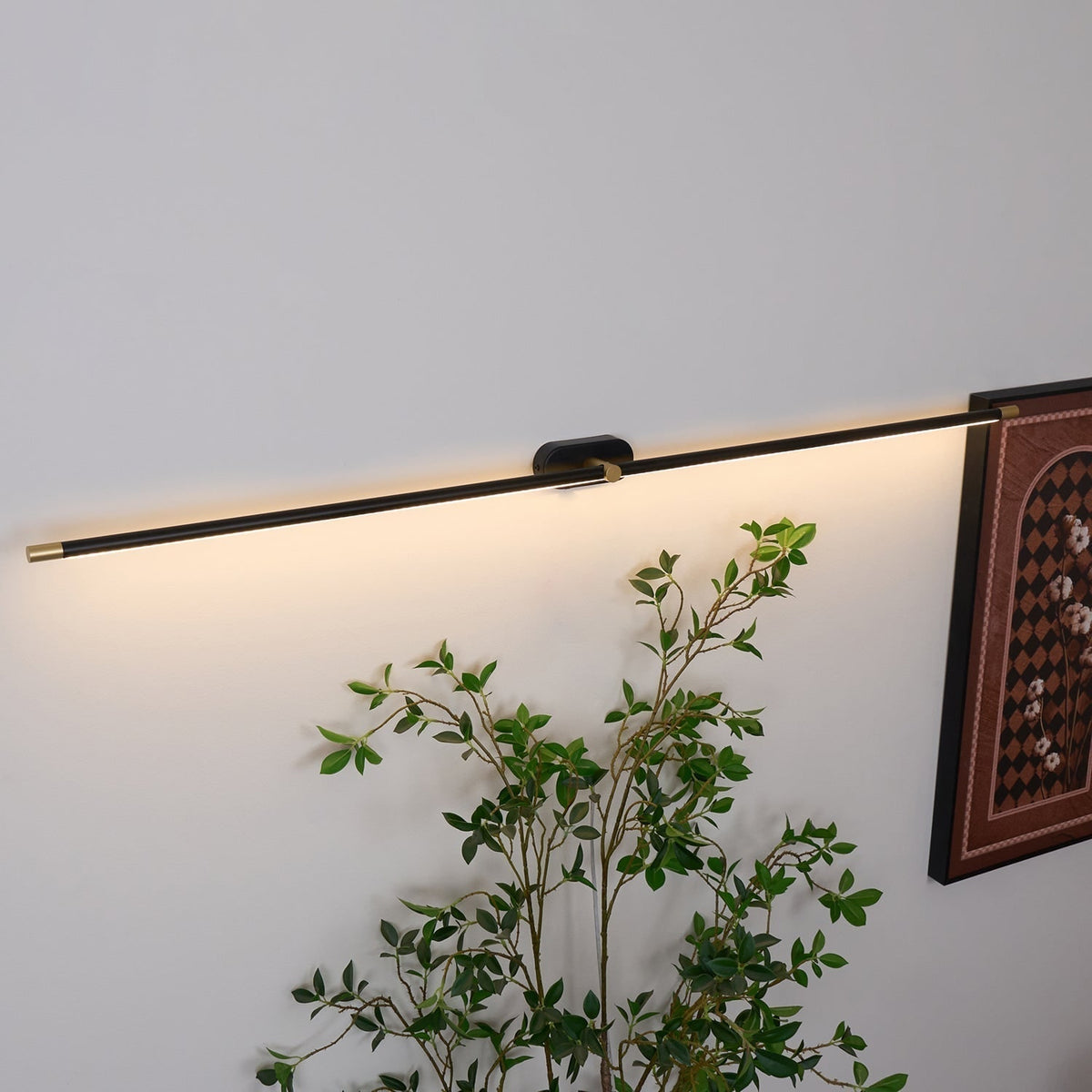 Bathroom Vanity Light Fixtures with Integrated LED Mirror Lighting Bar - Image 48