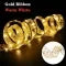 Battery-Operated Christmas Ribbon Bows with LED Fairy Lights and Wired Edges for Tree Decoration - Image 8