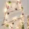 Battery Operated LED Christmas Garland Lights with Warm White String and Pine Cones - Image 3