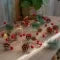 Battery Operated LED Christmas Garland Lights with Warm White String and Pine Cones - Image 7