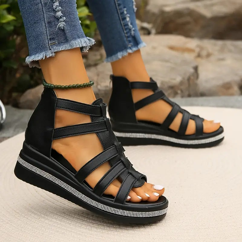 Beatrice | Sandali Ortopedici Donna Strass