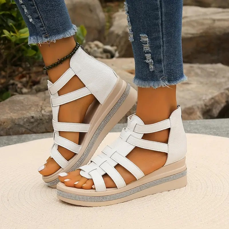 Beatrice | Sandali Ortopedici Donna Strass