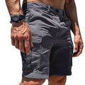 Bianca | Pantaloncini Cargo Grigio