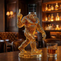 Bigfoot Whiskey Decanter with Glass Stopper and Novelty Muscular Design - Image 1