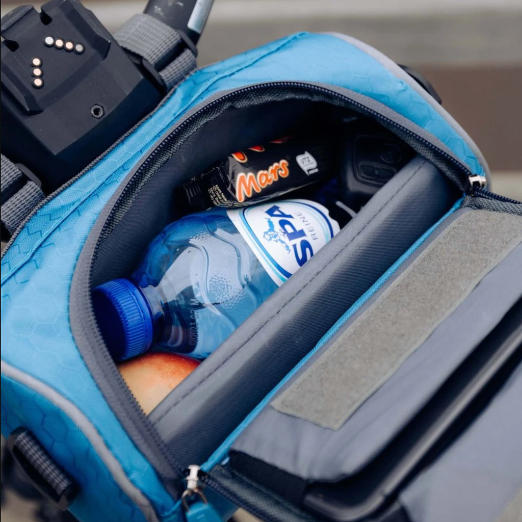 Bike Handlebar Bag with Clear Touchscreen Phone Pocket and Velcro Strap Mount - Image 6