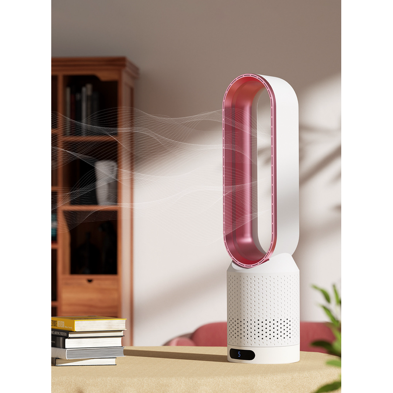 Bladeless Fan with Remote Control Air Purifier and 90-Degree Oscillation Tower - Image 3