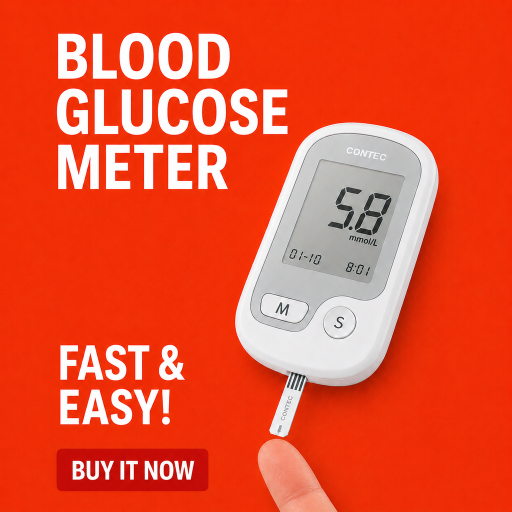 Blood Sugar Monitor with Digital Display and Portable Glucose Meter for Daily Testing - Image 3