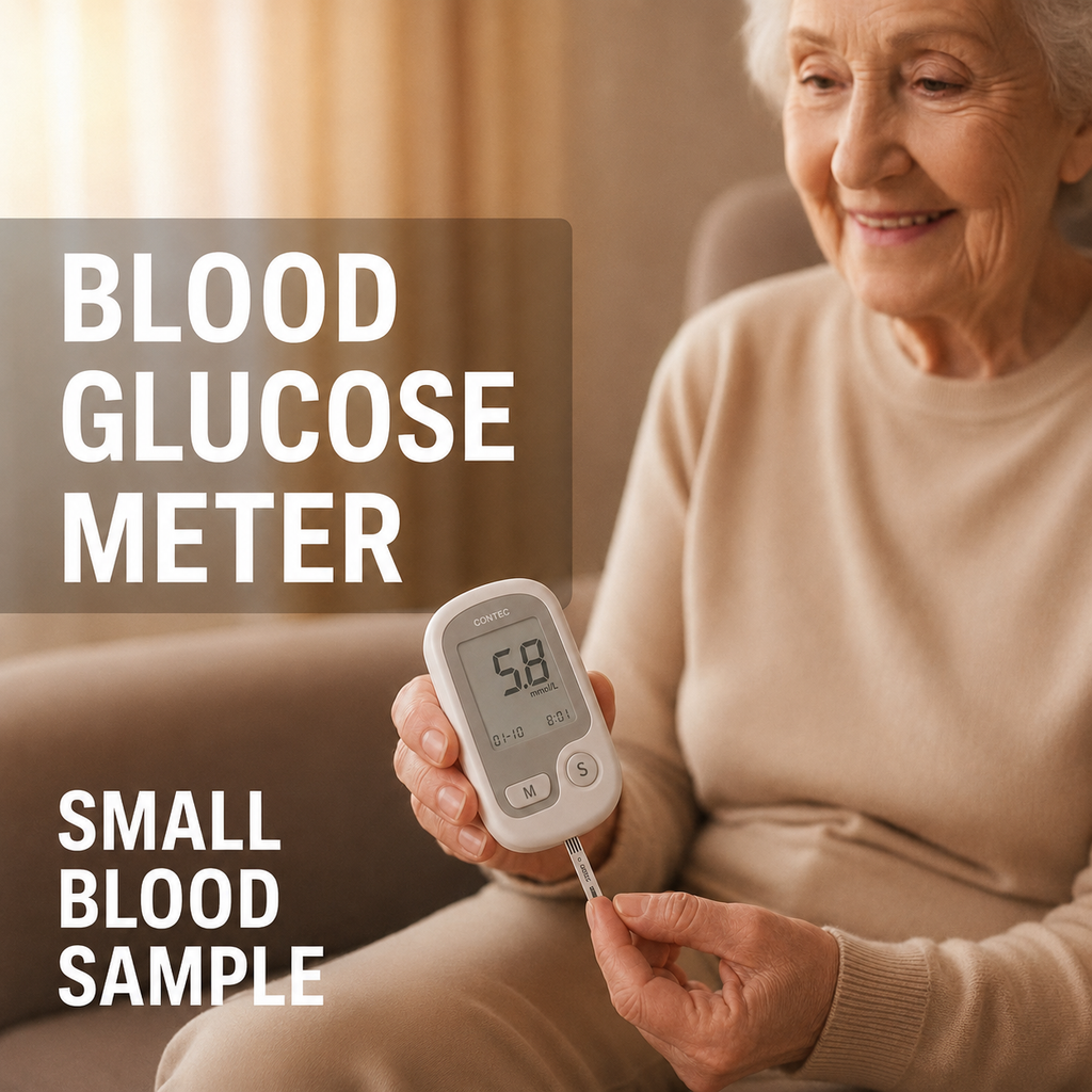 Blood Sugar Monitor with Digital Display and Portable Glucose Meter for Daily Testing - Image 4