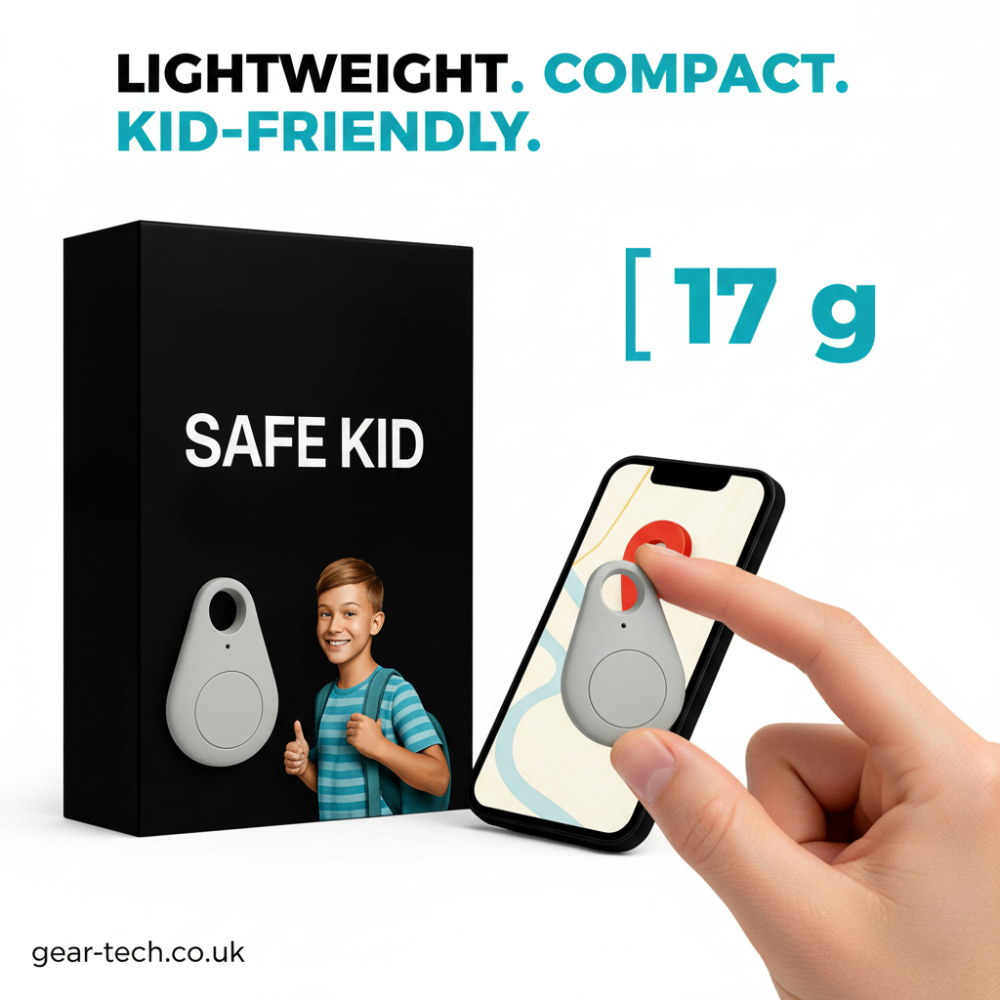 Bluetooth Item Tracker with Keychain Loop Water-Resistant Teardrop Tag - Image 10