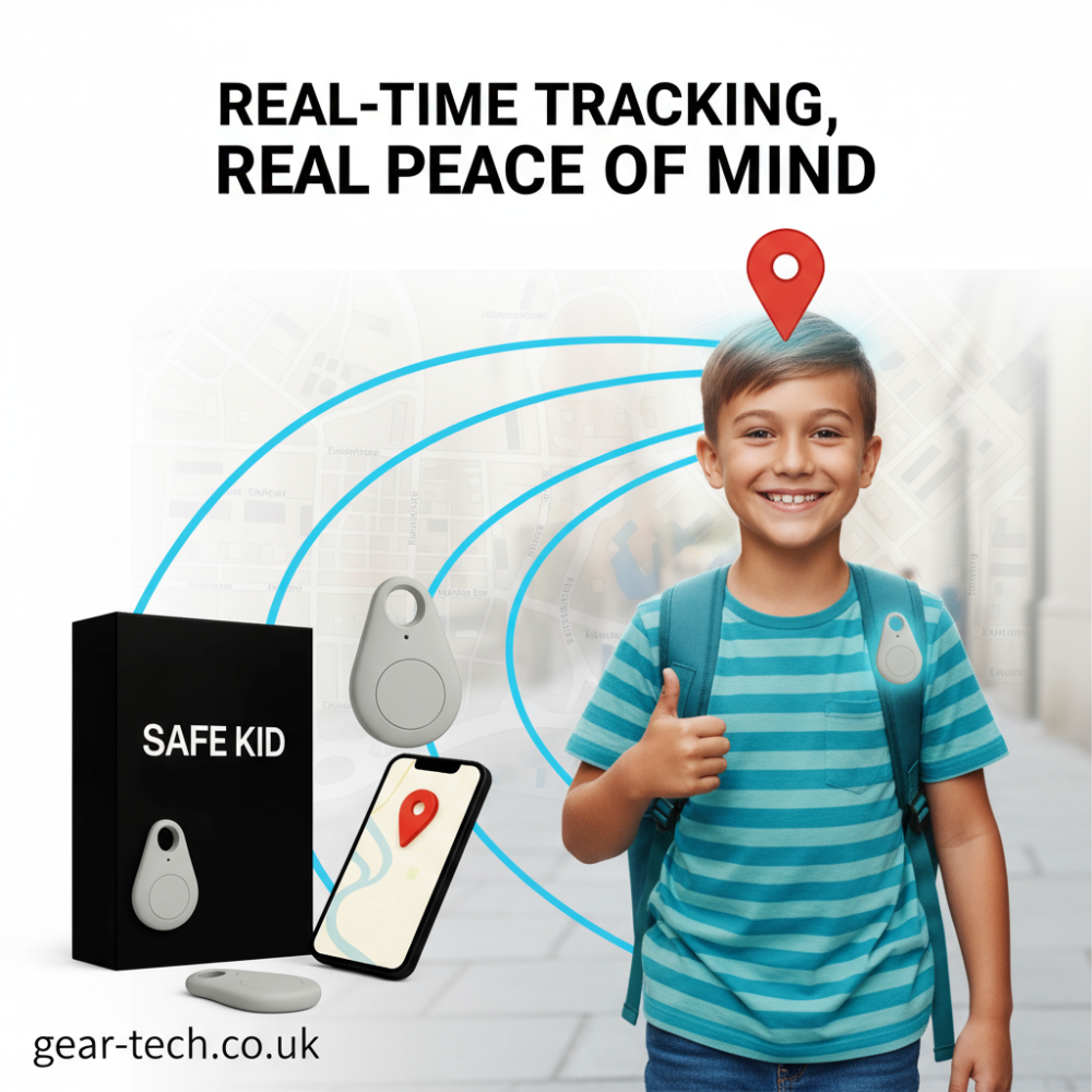 Bluetooth Item Tracker with Keychain Loop Water-Resistant Teardrop Tag - Image 13