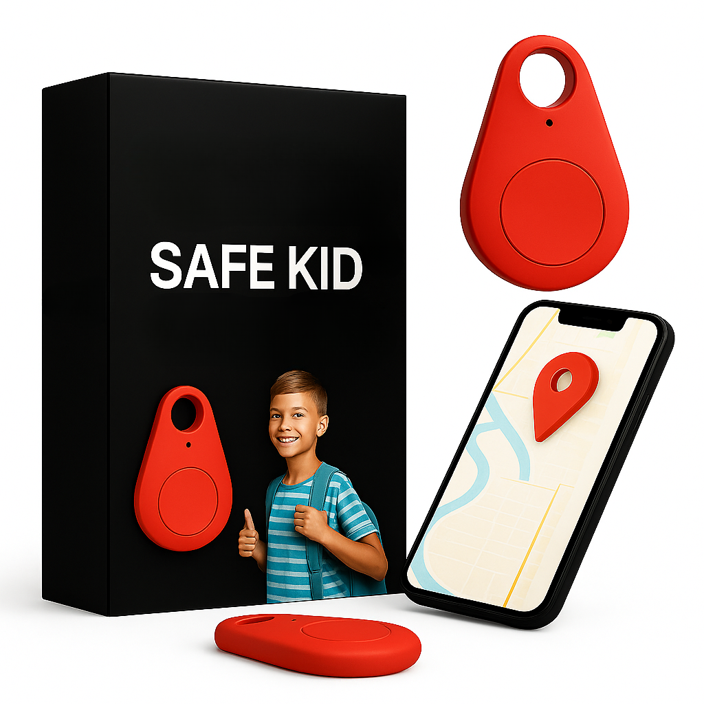 Bluetooth Item Tracker with Keychain Loop Water-Resistant Teardrop Tag - Image 17