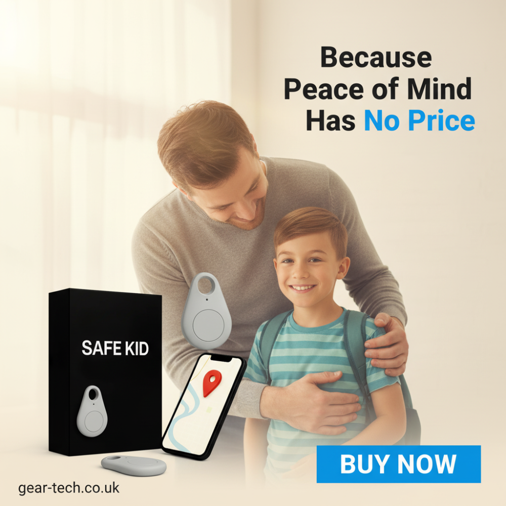 Bluetooth Item Tracker with Keychain Loop Water-Resistant Teardrop Tag - Image 3