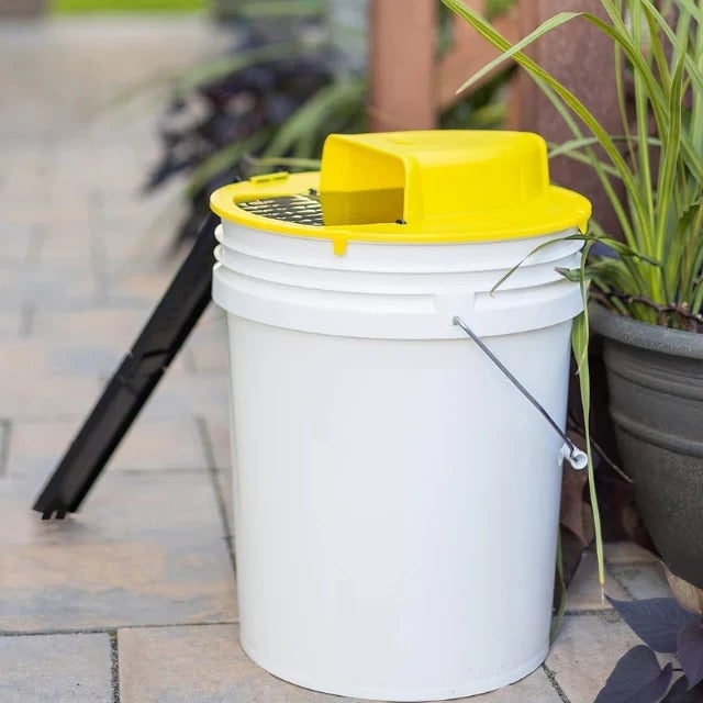 Bucket Mouse Trap with Automatic Reset and Detachable Ramp for Humane Live Catching - Image 2