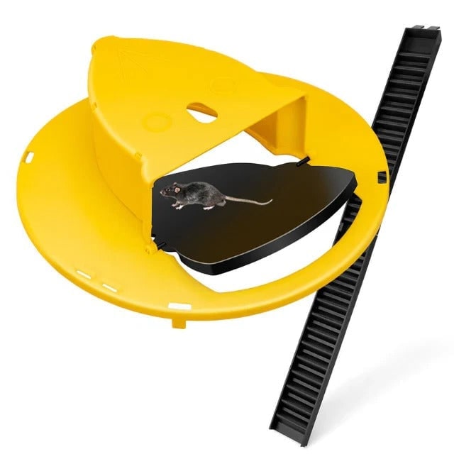 Bucket Mouse Trap with Automatic Reset and Detachable Ramp for Humane Live Catching - Image 4