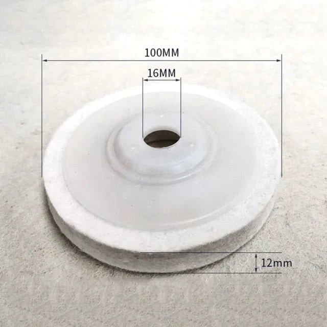 Buffing Wheel for Grinder with Felt Polishing Pad and Angle Attachment - Image 5