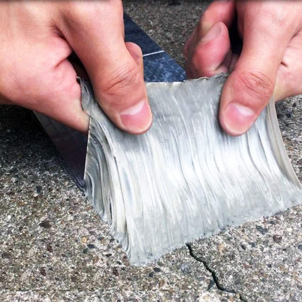 Butyl Tape Waterproof Sealing with Aluminum Foil Backing and Heavy Duty Rubber Adhesive - Image 2