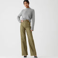 Women's Wide Leg High Rise Casual Jeans