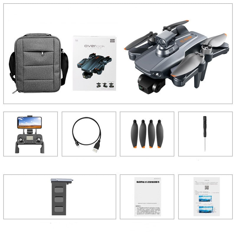 Camera Drone Quadcopter with 3-Axis Gimbal Foldable Design and Remote Controller - Image 8