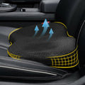 Car Seat Cushion with Ergonomic Contoured Support and Pressure Relief - Image 1