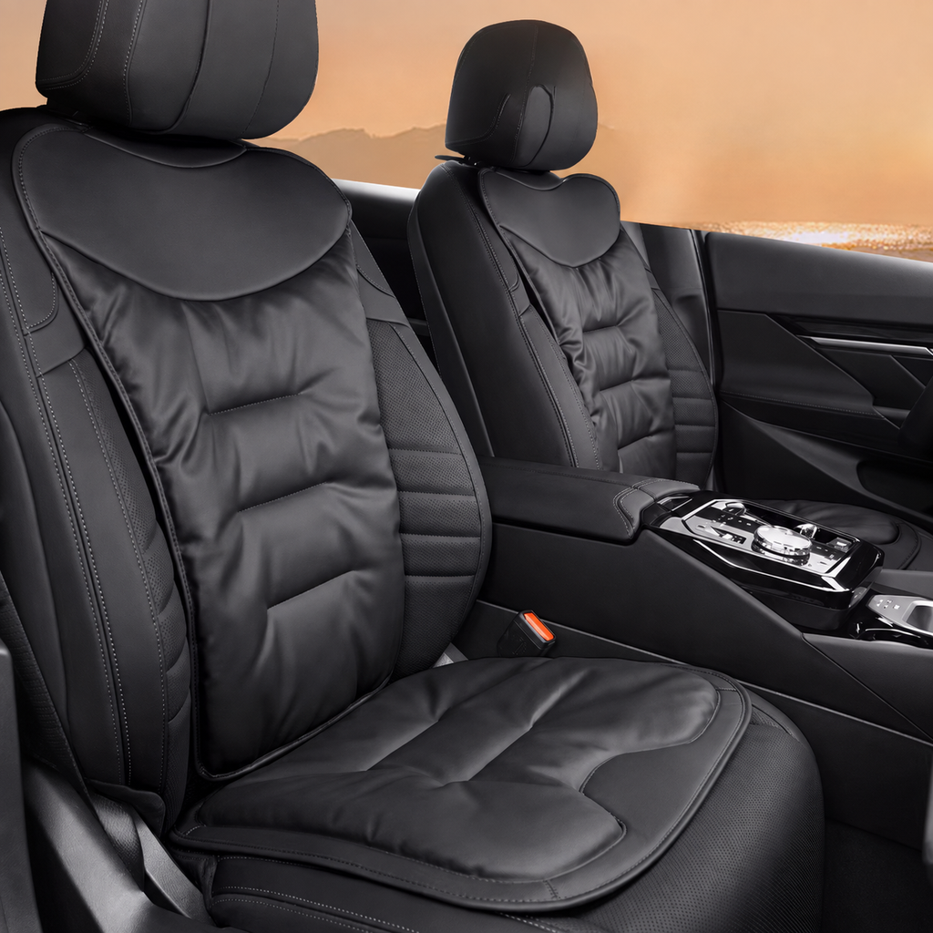 Car Seat Cushion with Lumbar Support and Ergonomic Back for Driving Comfort - Image 2
