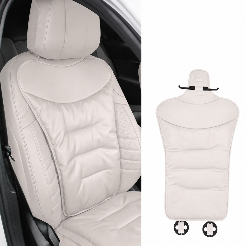 Car Seat Cushion with Lumbar Support and Ergonomic Back for Driving Comfort - Image 4