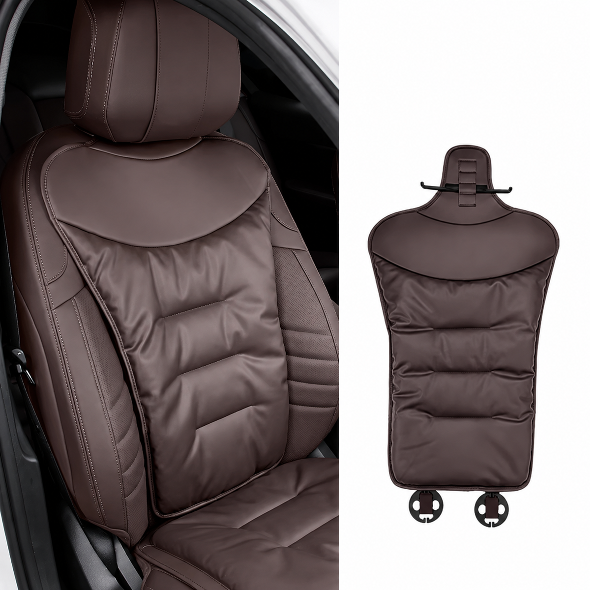 Car Seat Cushion with Lumbar Support and Ergonomic Back for Driving Comfort - Image 5