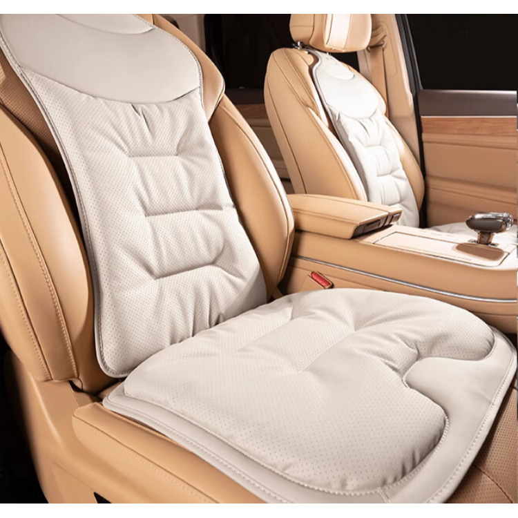 Car Seat Cushion with Lumbar Support and Ergonomic Padded Faux Leather Back - Image 8