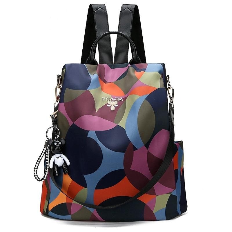 Carry on Travel Backpack Purse with Anti-Theft Design and Convertible Straps - Image 1