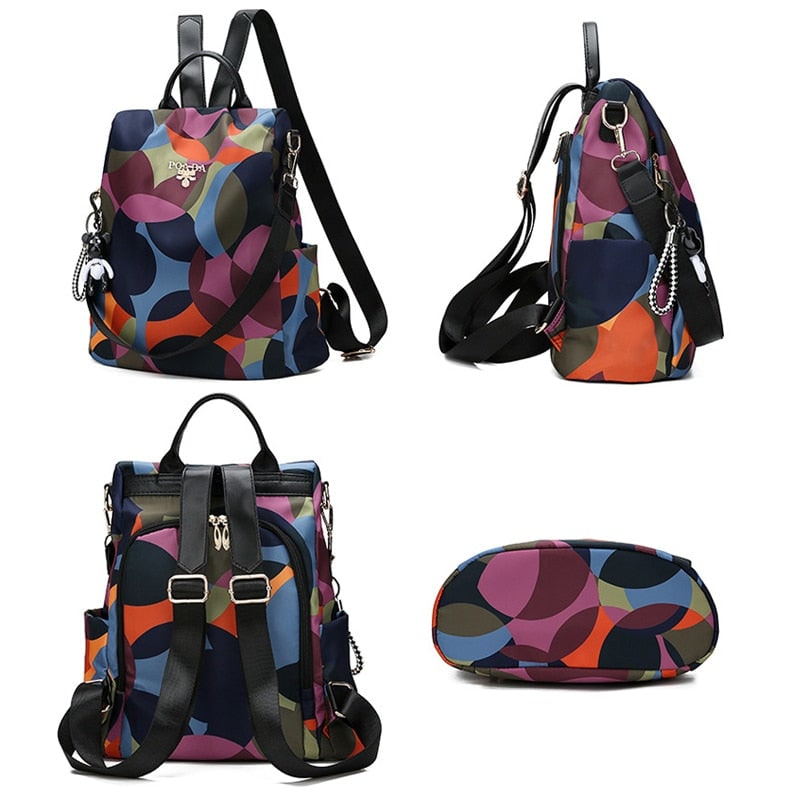 Carry on Travel Backpack Purse with Anti-Theft Design and Convertible Straps - Image 2