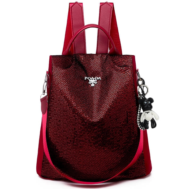Carry on Travel Backpack Purse with Anti-Theft Design and Convertible Straps - Image 4