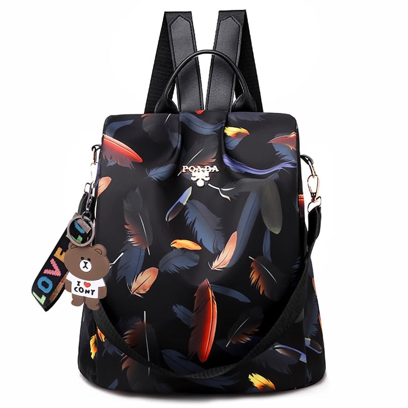 Carry on Travel Backpack Purse with Anti-Theft Design and Convertible Straps - Image 7