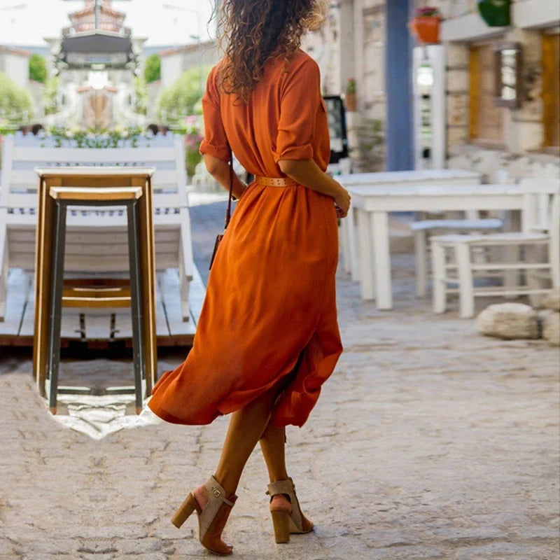 Caterina | Abito Camicia Midi Donna