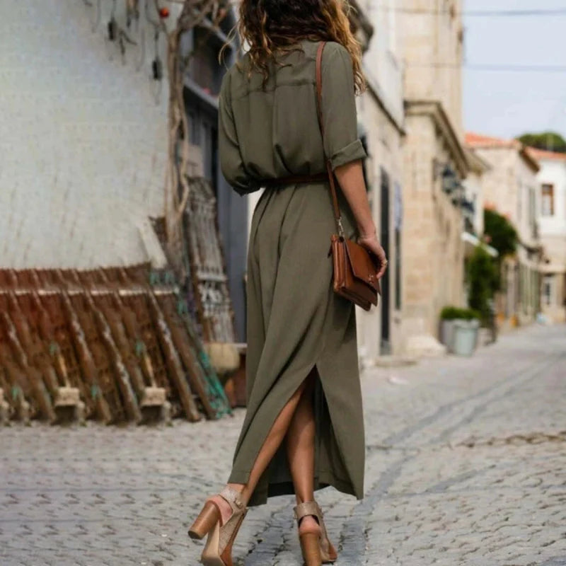 Caterina | Abito Camicia Midi Donna