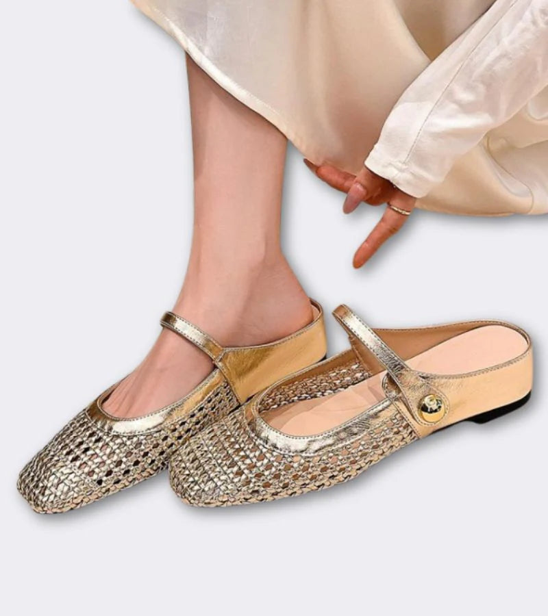 Caterina | Mules Donna Intrecciate Mary Jane
