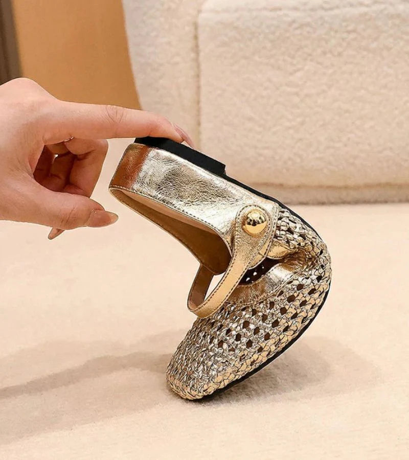 Caterina | Mules Donna Intrecciate Mary Jane