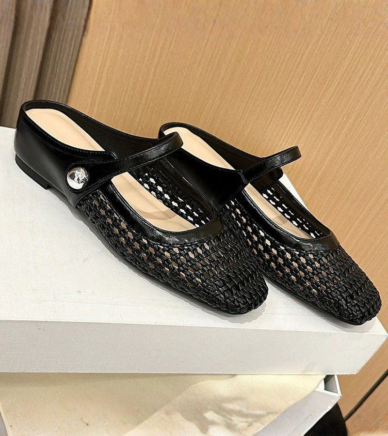 Caterina | Mules Donna Intrecciate Mary Jane