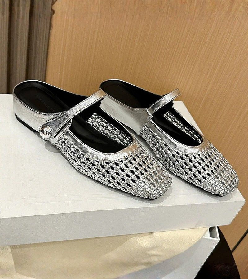 Caterina | Mules Donna Intrecciate Mary Jane