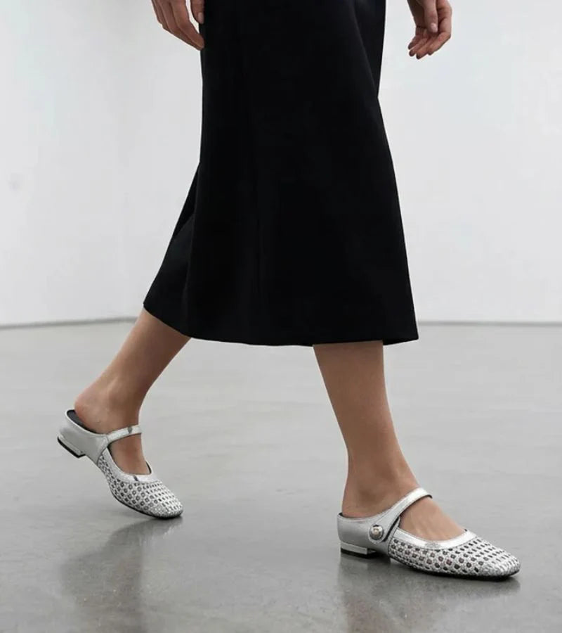 Caterina | Mules Donna Intrecciate Mary Jane