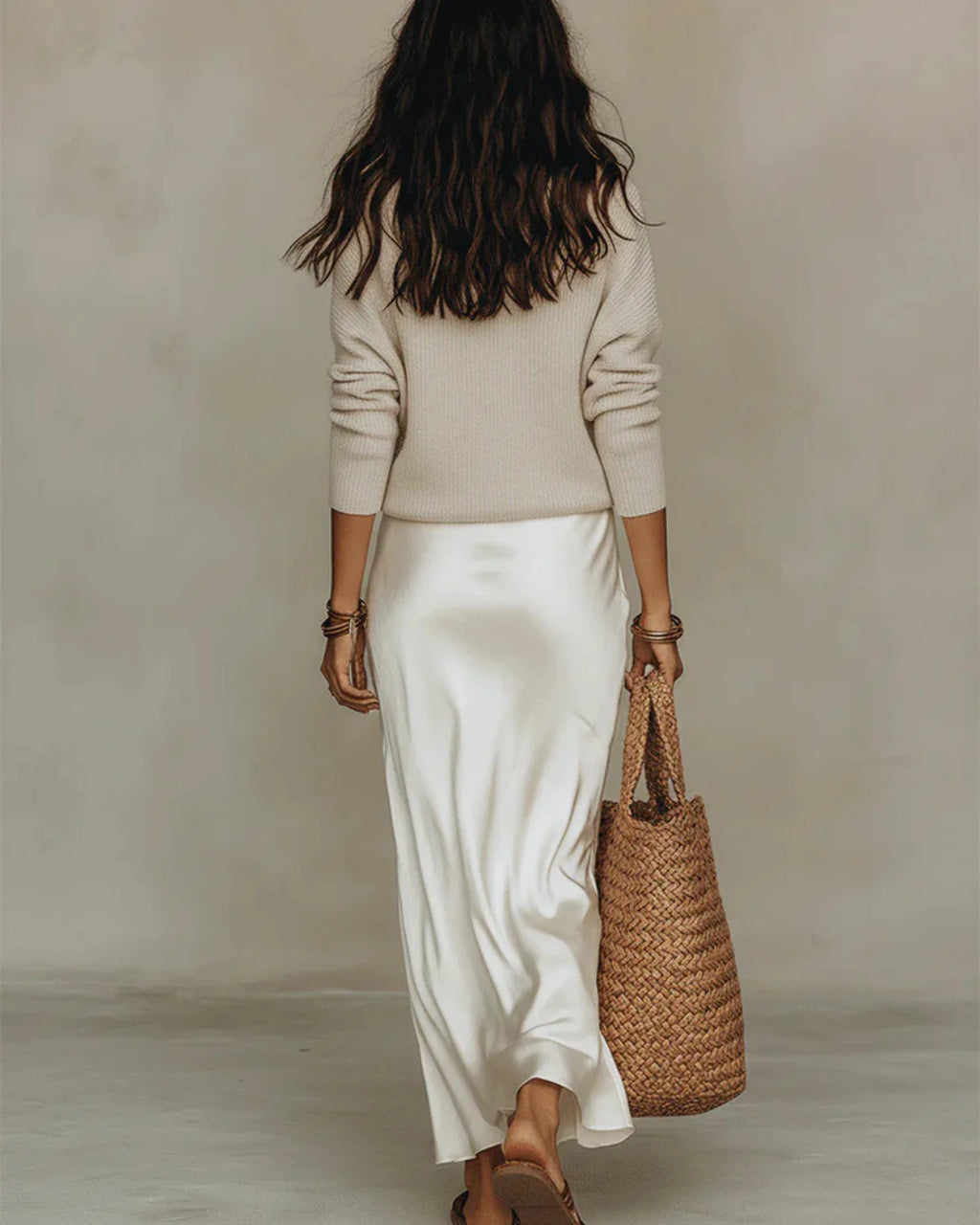 Cecilia | Maglione Donna Scollo V Maglia Coste