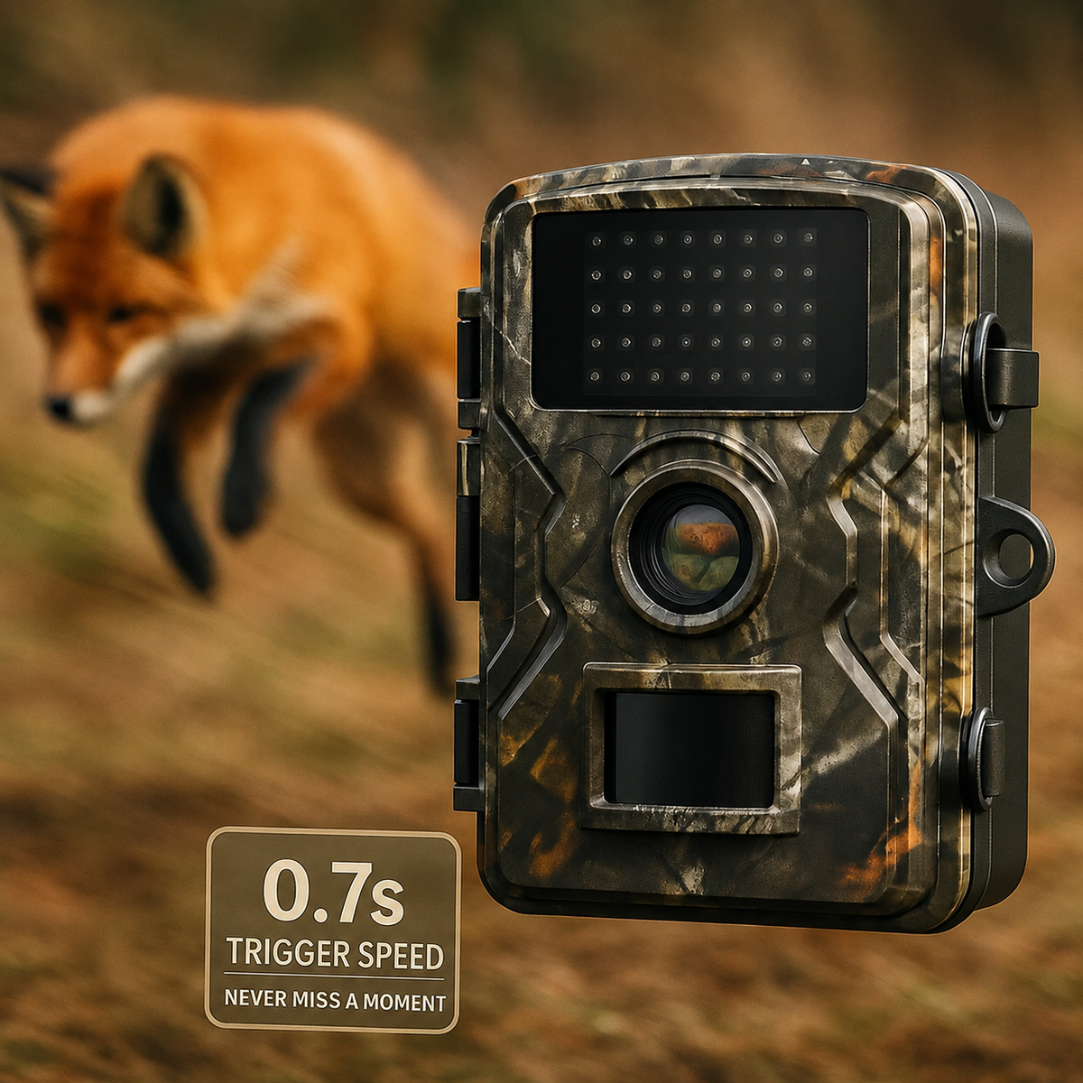 Cell Trail Camera with Night Vision and Sd Card Slot for Wildlife Surveillance - Image 1