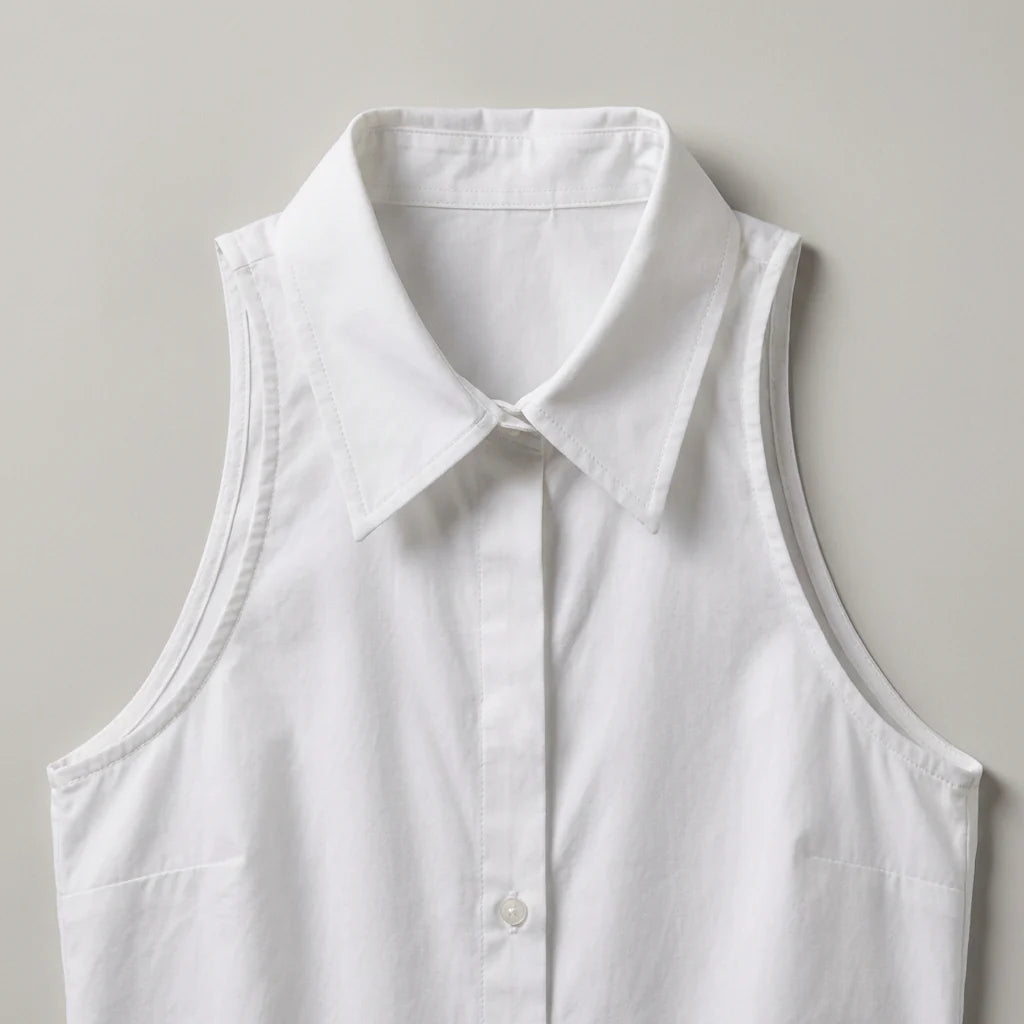 Christian | Camicia Uomo Senza Maniche Colletto