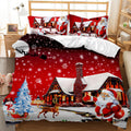 Christmas Bedding Set with Duvet Cover and Matching Pillowcases Digital Print - Image 10