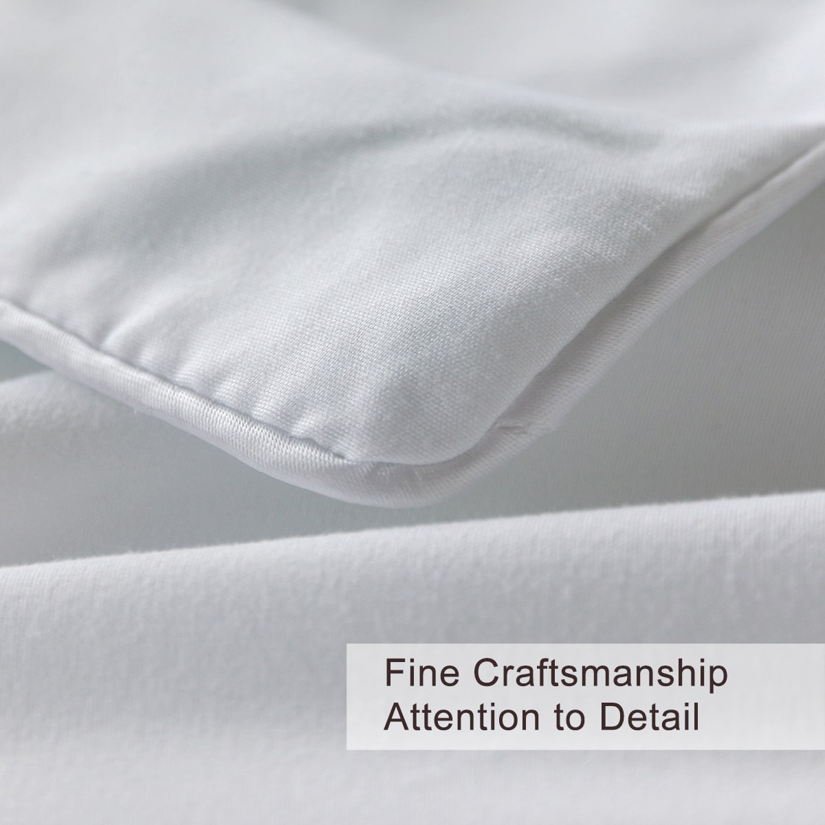 Christmas Bedding Set with Duvet Cover and Pillowcases White Holiday Microfiber - Image 7