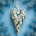 Christmas Embroidery Kit for Beginners with Heart-Shaped Ornament and Complete Supplies - Image 7