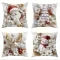 Christmas Pillow Covers Set of 4 with 3D Printed Designs and Hidden Zippers - Image 9
