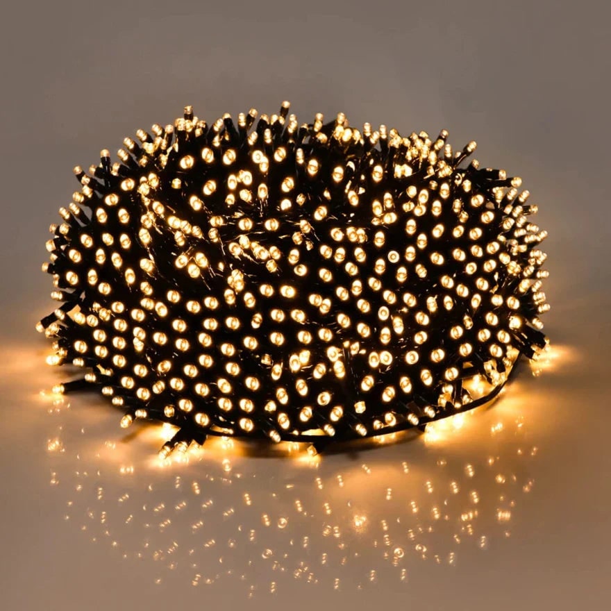 Christmas String Lights with Waterproof Fairy and Dark Wire for Outdoor Patio Decorations - Image 4
