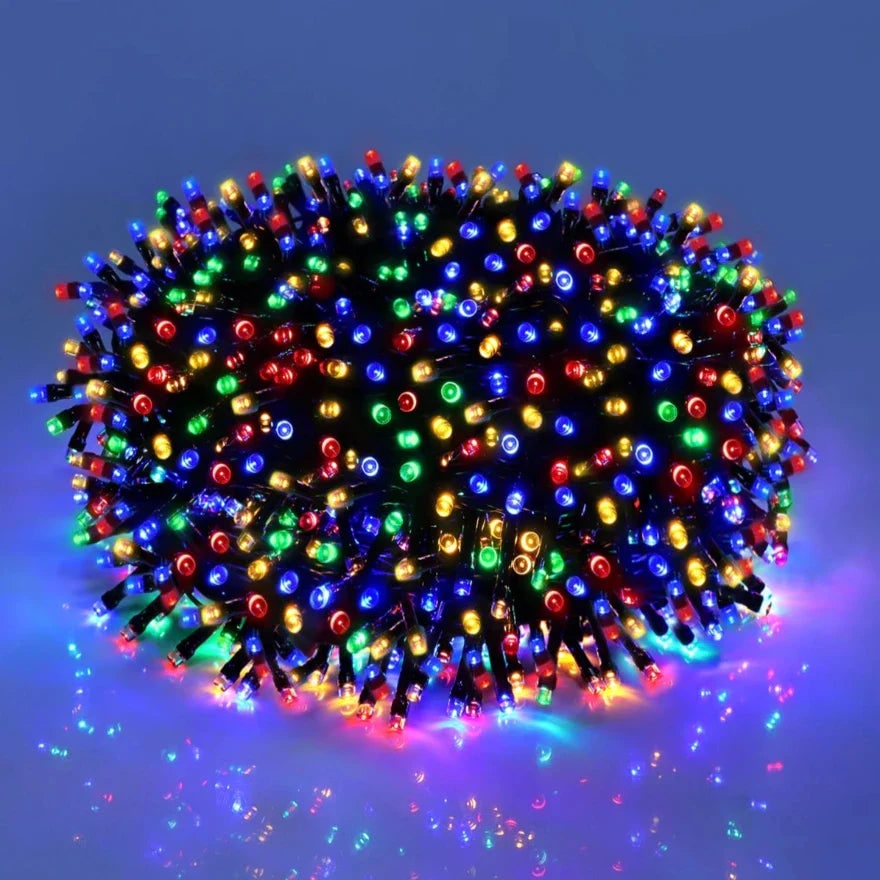 Christmas String Lights with Waterproof Fairy and Dark Wire for Outdoor Patio Decorations - Image 5