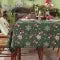 Christmas Tablecloth with Pom-Pom Fringe Snowflake and Festive Holiday Pattern - Image 6